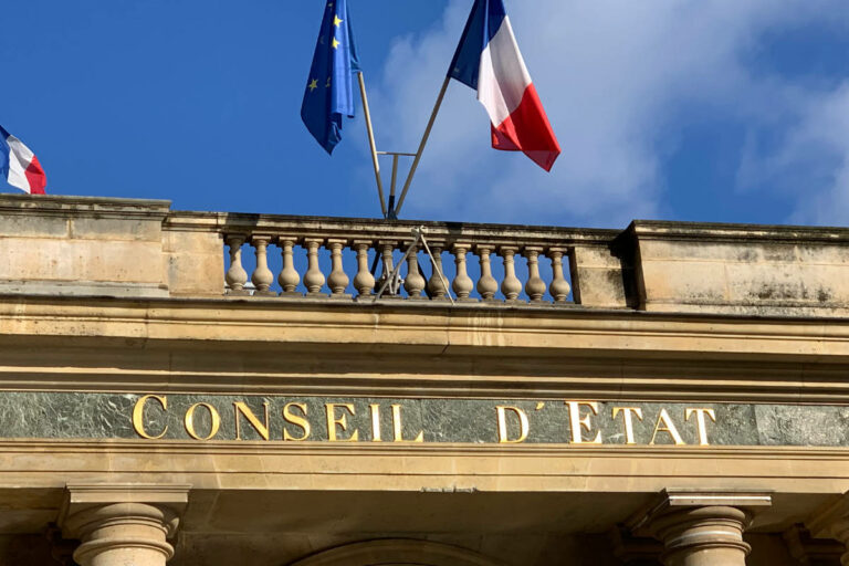 Façade du Conseil d'Etat français